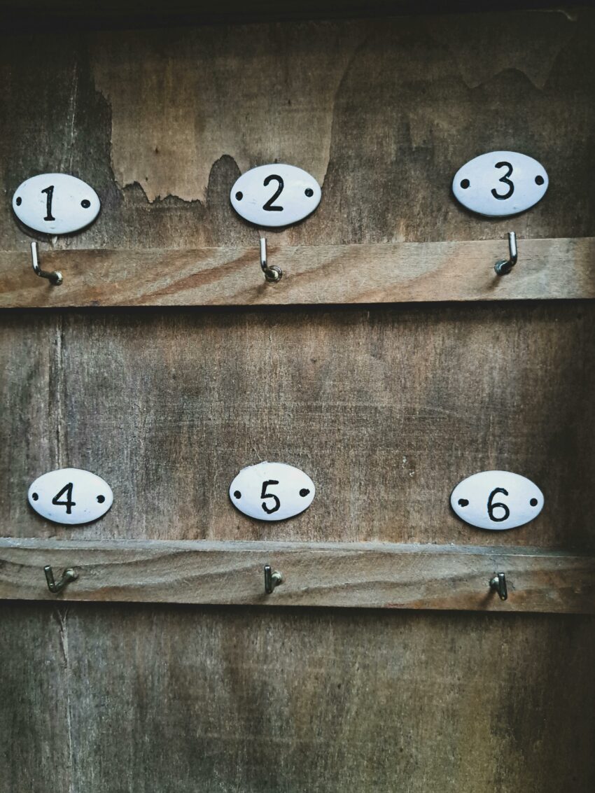 Photo by Jan Van Bizar: https://www.pexels.com/photo/numbers-over-hooks-on-wooden-wall-15906452/